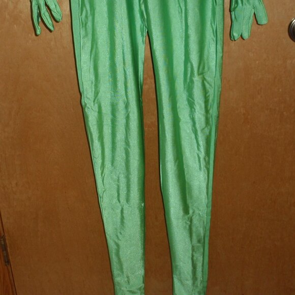 2nd Skin Alien Green SEXY BODYSUIT ZENTAI GIMP Green Screen Costume Halloween! - Picture 5 of 7